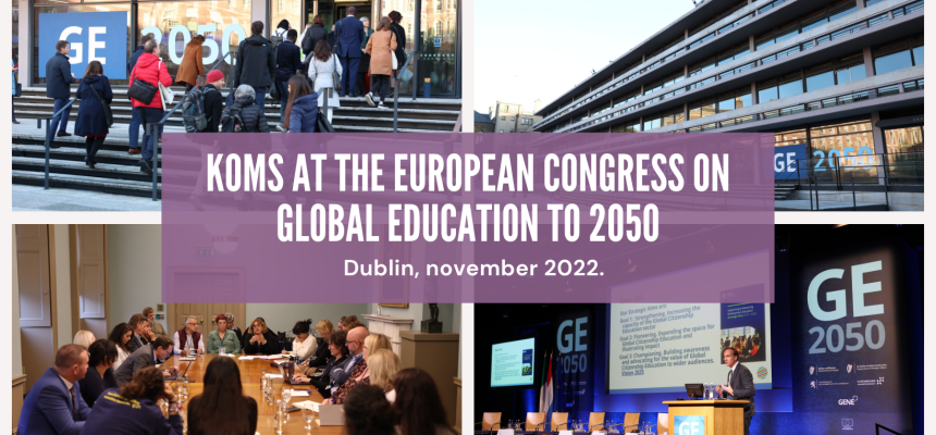 KOMS at the European Congress on Global Education to 2050