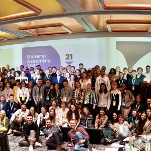 KOMS Program Coordinator Anja Jokić elected as member of Council of Europe’s Advisory Council on Youth: Highlights from the European Youth Forum’s General Assembly in Brussels 