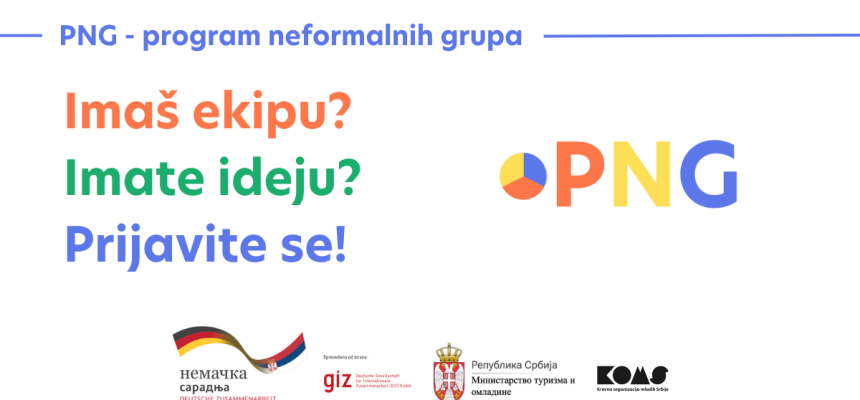 Javni poziv: .PNG – Program neformalnih grupa